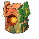 Coral Magma Golem Cursor Default