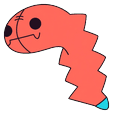 Coral Mint Giggle Pointer