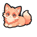 Coral Petal Kitty Cursor Pointer