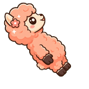 Coral Sheep Fluff Cursor Default
