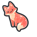 Coral Splash Fox Cursor Default