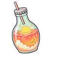 Coral Sunset Sip Cursor Default