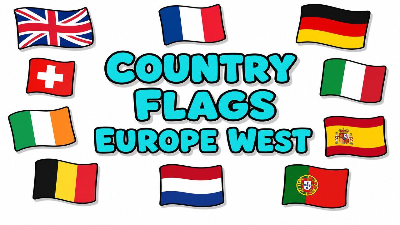 Country Flags Europe West - Custom cursor collection preview
