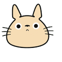 Cream Totoro Autumn Leaf Default