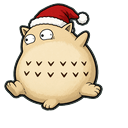 Cream Santa Totoro Pointer