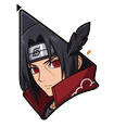 Crimson Itachi Crow Cursor Default