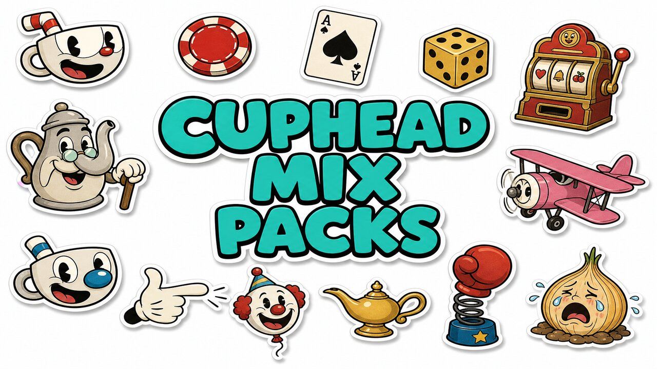 Cuphead Mix Packs - Custom cursor collection preview image