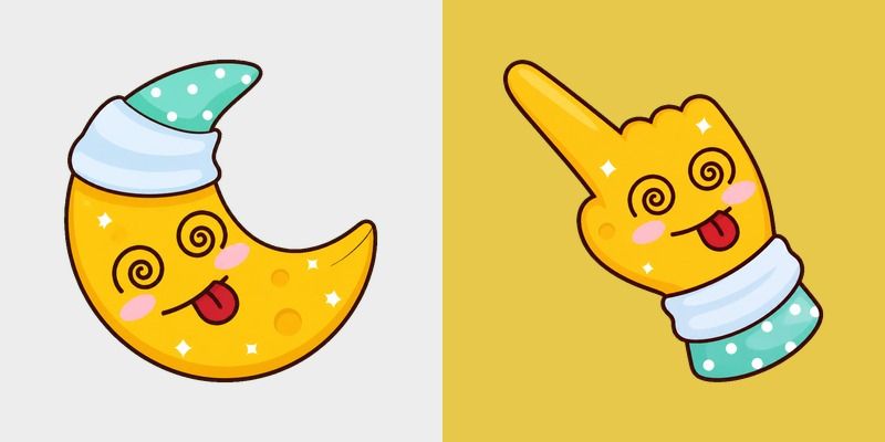 Cursodji Dizzy custom cursor pack preview for Chrome, Edge and Windows