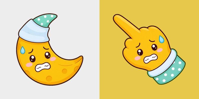 Cursodji Nervous custom cursor pack preview for Chrome, Edge and Windows