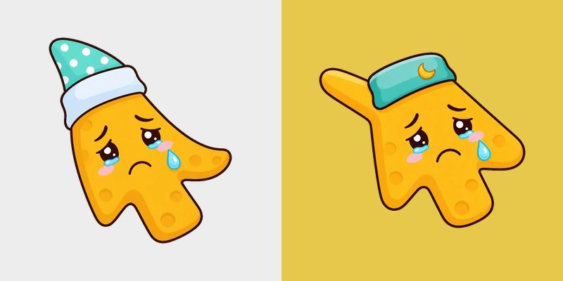 Cursodji Sad custom cursor pack preview for Chrome, Edge and Windows