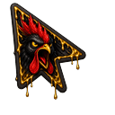 Custom Cursor Angry Rooster Default