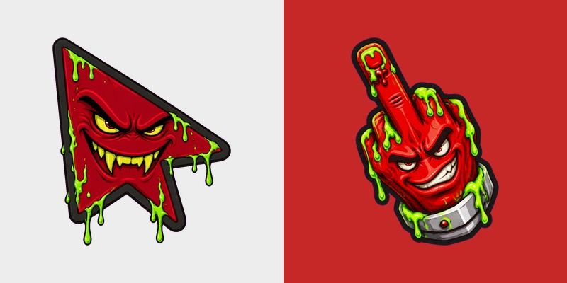 Custom Cursor Bad Person