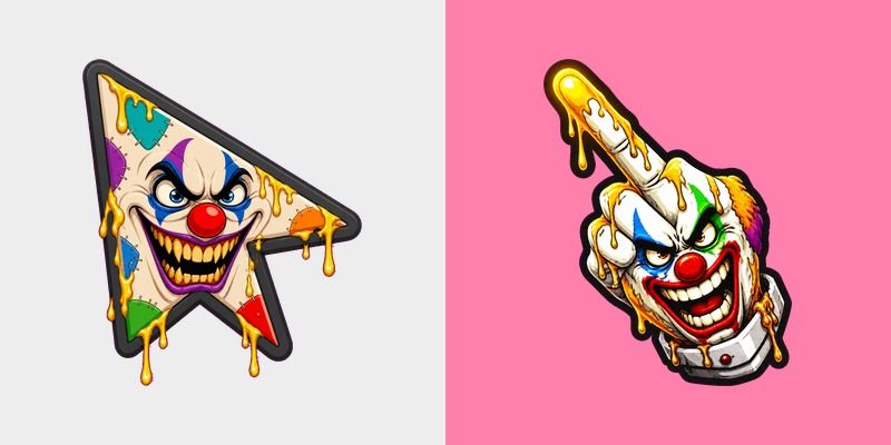Custom Cursor Certified Clown