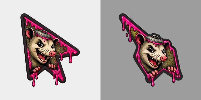 Custom Cursor Certified Garbage Person
