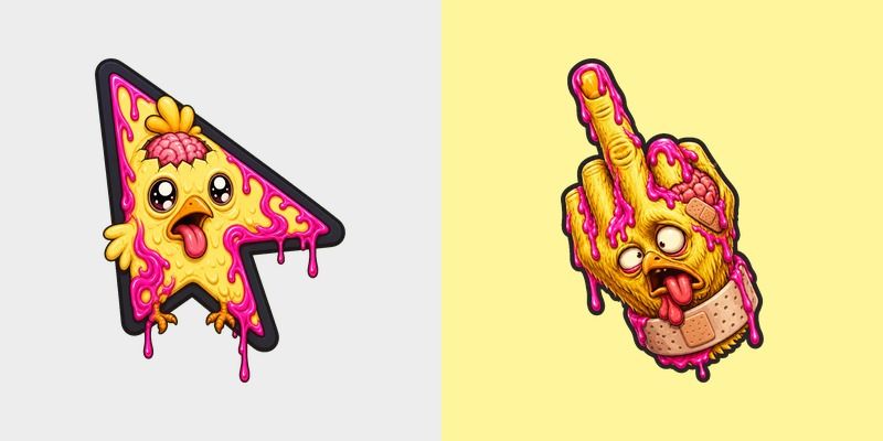 Custom Cursor Chicken Brain