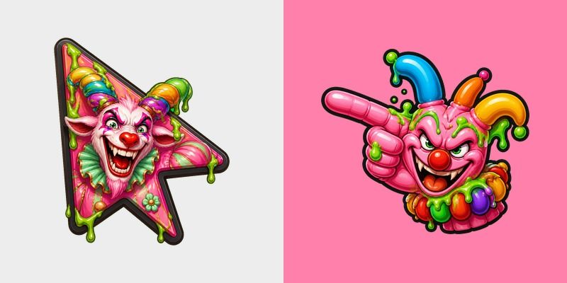 Custom Cursor Clown Loki
