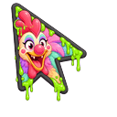 Custom Cursor Clown Rooster Default