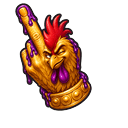 Custom Cursor Cocky Rooster Pointer