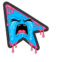 Custom Cursor Cry More Default