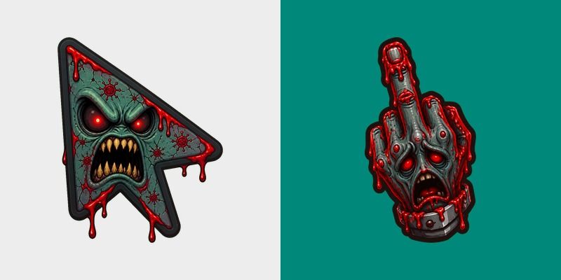 Custom Cursor Cursed Virus