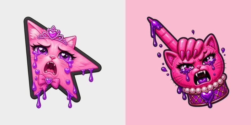 Custom Cursor Drama Queen