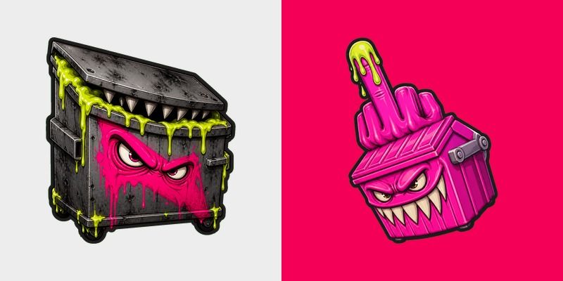 Custom Cursor Dumpster