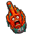 Custom Cursor Dumpster Fire Pointer