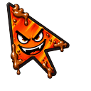 Custom Cursor Evil Orange Default