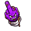 Custom Cursor Evil Purple Pointer