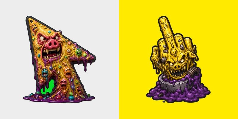 Custom Cursor Garbage Pile