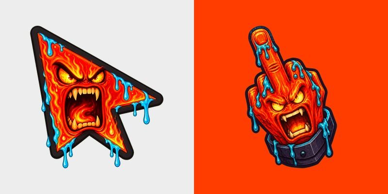 Custom Cursor Hellfire