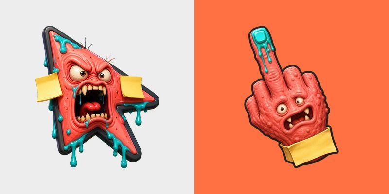 Custom Cursor Human Error