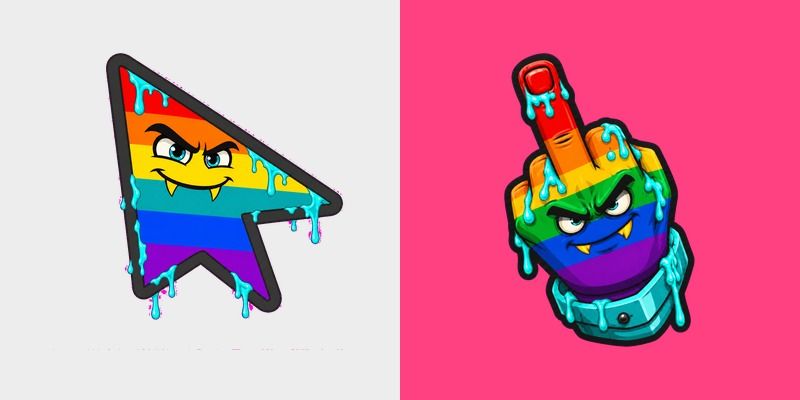 Custom Cursor Pride