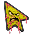 Custom Cursor Rotten Character Default