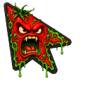 Custom Cursor Rotten Tomato Default
