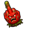 Custom Cursor Rotten Tomato Pointer