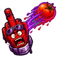 Custom Cursor Tomato Incoming Pointer