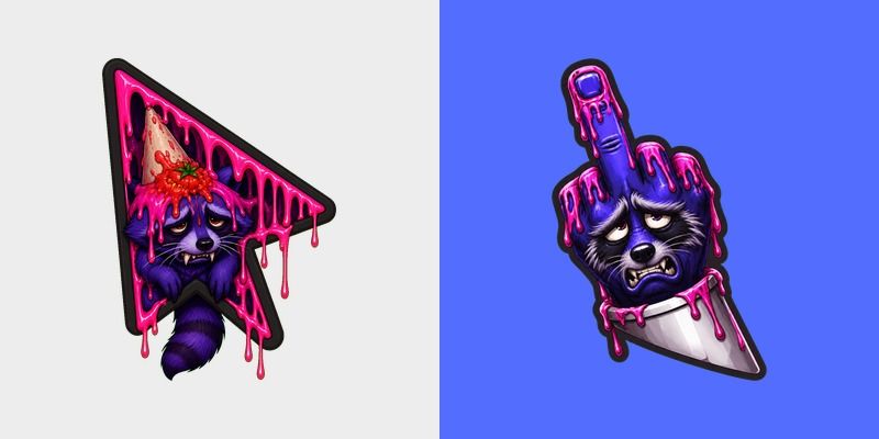 Cursor pack preview: Custom Cursor Tomato of Shame