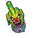 Custom Cursor Toxic Clown Pointer