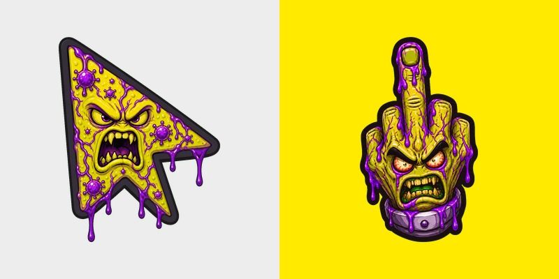 Custom Cursor Toxic Infection
