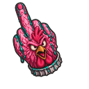 Custom Cursor Trash Rooster Pointer