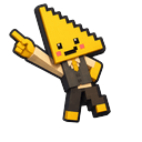 Cute Askew Minecraft Pointer