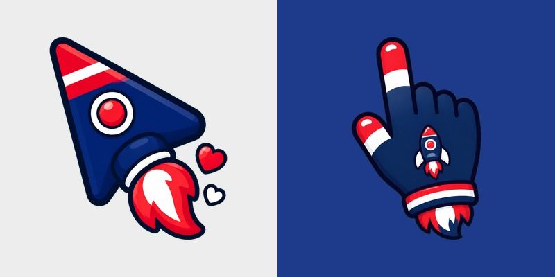Cute Australia Rocket