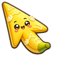 Cute Banana Sweet Cursor Pack Default