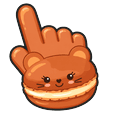 Cute Bear Macaron Pointer