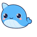 Cute Blue Whale Default