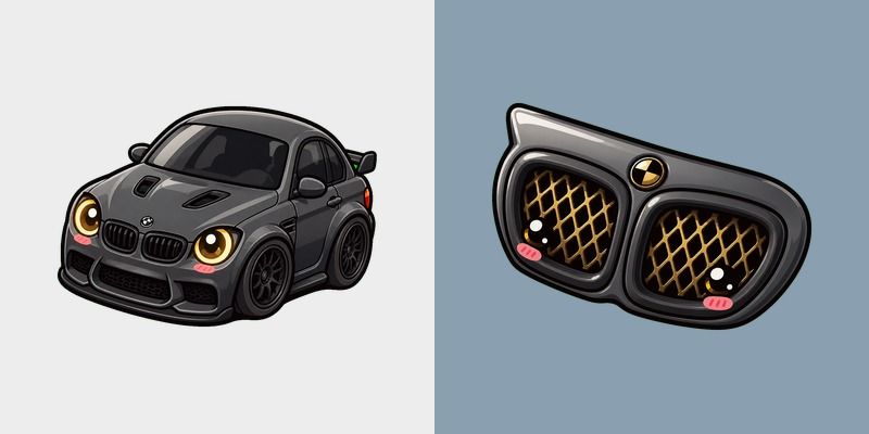 Cute BMW M5 Front
