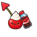 Kawaii Cherry Cola Float Pointer