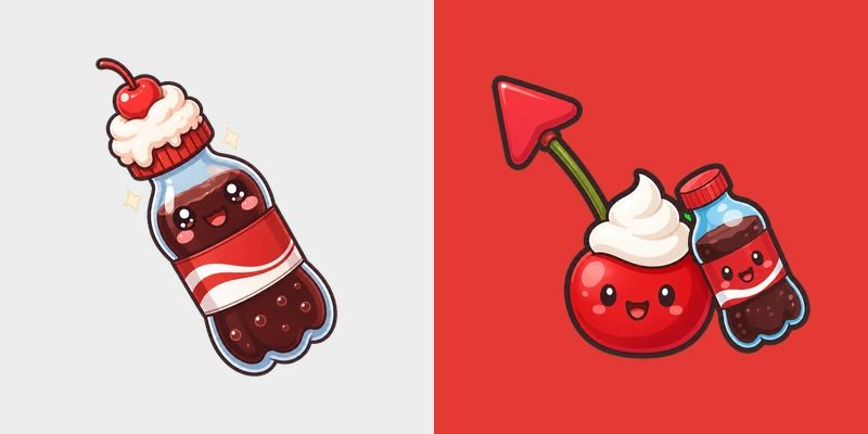 Kawaii Cherry Cola Float