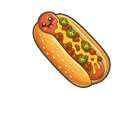 Kawaii Chili Cheese Hot Dog Default